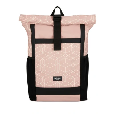 Image de Larkson NO Rolltop Gross Arbeit DAY Tages Fahrrad Sac à dos, Taille: One Size, Rosa