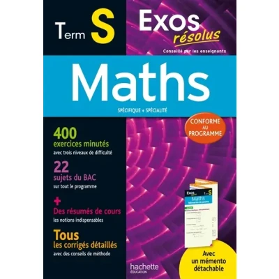 Image de Exos Resolus Maths Term S Livre d’occasion Correct