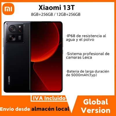 Image de Xiaomi Smartphone 13T 12 Go + 256 6,67&quot; FHD AMOLED DotDisplay 5000 mAh 67 W Chargement sans Fil MediaTek Dimensity 8200 Ultra (Noir)
