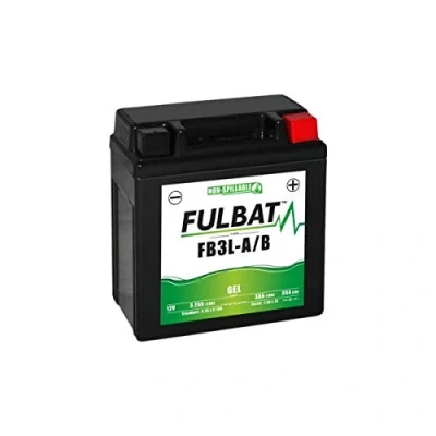Image de FULBAT Batterie moto GEL FB3L A/B /YB3L SLA Etanche 3,2AH 35 AMPS