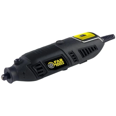 Image de Fartools Mini meuleuse 170W avec poignée de maintien, 126 accessoires dont support et flexible, vitesse variable 8000 35000tr/min, changement rapide d&#039;outil