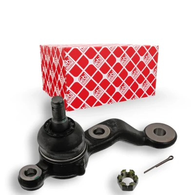Image de FEBI BILSTEIN 43014 Rotule de suspension Essieu avant gauche, inférieur avec ecrou crénelé 16,1 pour bras oscillant transversal