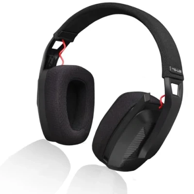 Image de The G Lab Korp Platinium Casque Gaming sans Fil PC/Ps4/Ps5 Gamer Triples Modes Bluetooth 2.4Ghz Filaire Son Stéréo Haute Qualité, Connexion Fluide New