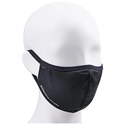 Image de uvex Face Mask Masque de Protection Respiratoire Réutilisable et lavable Désinfection Possible Black L/Xl (57 61 cm)