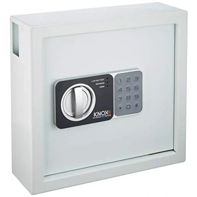 Image de KNOXSAFE KEYLOCKER 1, Coffre fort à clés pour 30 avec porte clés, Blanc 28 x 10 cm 6 kg