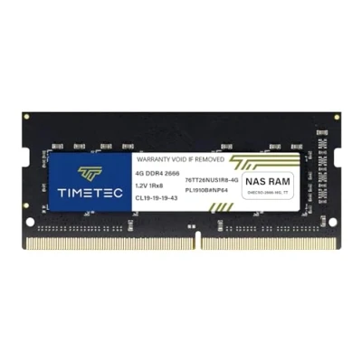 Image de Timetec DDR4 2666 4 Go de Remplacement pour Synology D4NESO 4G Non ECC Unbuffered SODIMM (RS820RP+, RS820+, DS920+, DS720+, DS420+, DS220+, DS2419+, DS2419+II, DS1819+, DVA3219, DS1618+)