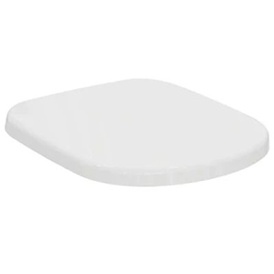 Image de Porcher Abattant WC, Lunette Toilette, Siège WC sans Frein de Chute Kheops, Facile à installer, Résistant, Ne rouille pas, Fixations incluses, Modèle authentique, T679801