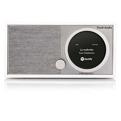 Image de Tivoli Audio Art Line Model One Digital FM/Dab/Dab+ Radio avec connectivité Wi FI &amp; Bluetooth Blanc/Gris
