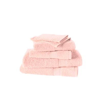Image de de Witte Lietaer 201390 Set 2 Gants + Serviettes 50 x 100 cm Draps Douche 70 140 Coton Rose