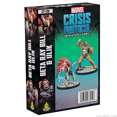 Image de Marvel Crisis Protocol Beta Ray Bill &amp; Ulik Lot de personnages,Jeu combat miniatures,Jeu stratégie pour adultes,À partir 14 ans,Temps jeu moyen 90 minutes,Fabriqué par Atomic Mass Games