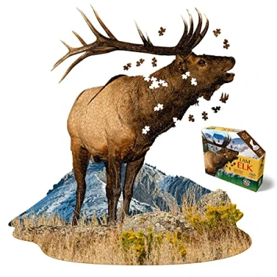 Image de Carletto Deutschland 887002 Madd Cap Puzzle en Forme de cerf 1000 pièces pour Adultes et Enfants à partir 12 Ans,