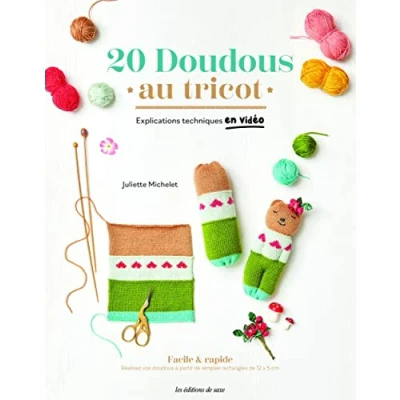 Image de 20 doudous au tricot: Explications techniques en vidéo Livre d’occasion Bon