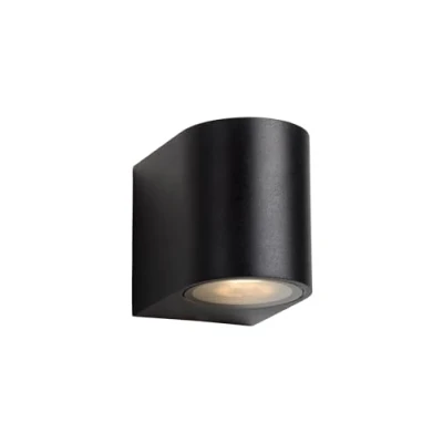 Image de Lucide ZORA LED Spot Mural Extérieur Dim. GU10 1x5W 3000K IP44 Noir