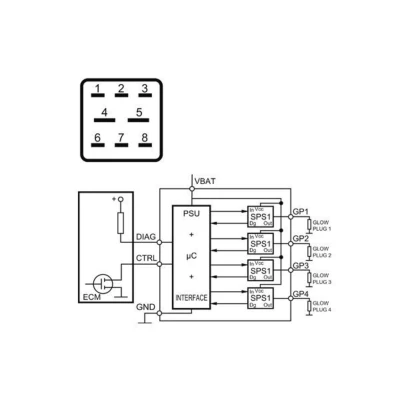 Image de Unité de contrôle, temps préchauffage MAHLE MHG 11