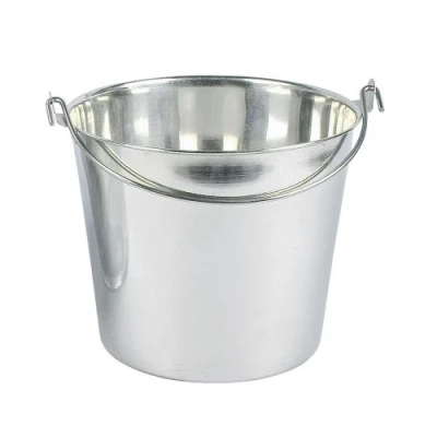 Image de Krüger Seau en acier inoxydable 9 L, argent