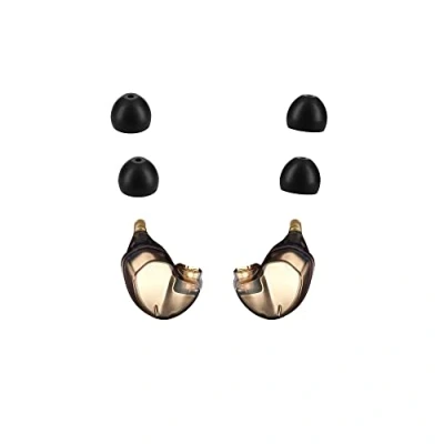 Image de kwmobile 4X Embout Compatible avec Shure SE215 / 535/846 Embouts de Rechange en Silicone pour Écouteurs Noir