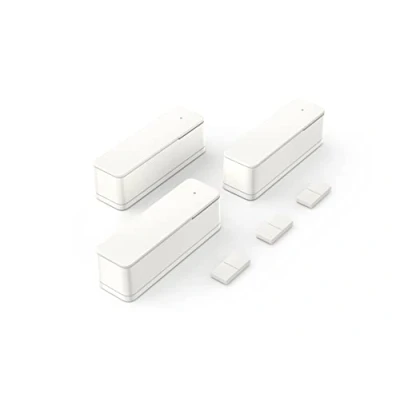 Image de Contact de Porte/fenêtre II Bosch Smart Home, capteur Intelligent pour Chauffer en consommant Moins d’énergie, Compatible avec Amazon Alexa et l’Assistant Google, Blanc, Lot 3