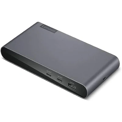 Image de Lenovo 40B30090EU station d&#039;accueil 2 x USB 3.2 Gen (3.1 2) Type C Gris Neuf
