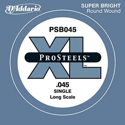 Image de D&#039;Addario ProSteels PSB045 Corde seule longue pour basse Calibre .045