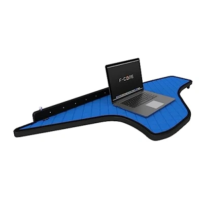 Image de F CORE Tablettes Tableau de Bord Camion compatibilité pour DAF XF NG XG XG+ 10.21 Double Bleu
