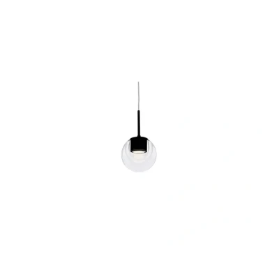 Image de Kundalini Dew suspension LED, à une lampe noire