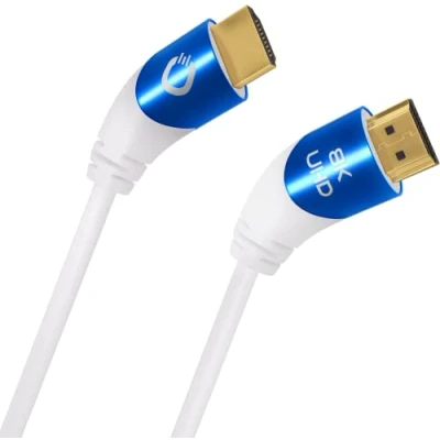 Image de OEHLBACH D1C42536 câble HDMI 1,5 m Type A (Standard) Bleu, Blanc Neuf