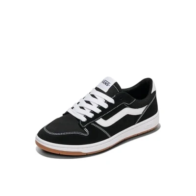 Image de Vans Homme Ryland Ls Basket, BZW Daim/Toile Noir/Blanc, 50 EU