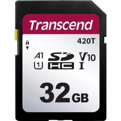 Image de Transcend TS32GSDC420T Carte SD 32 GB v30 Video Speed Class