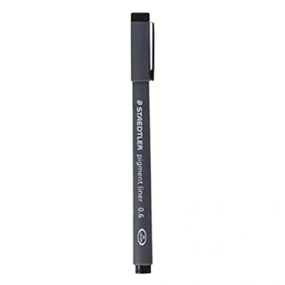 Image de Staedtler Pigment Liner 308 Feutre Pointe Calibrée 0.6 Mm Noir