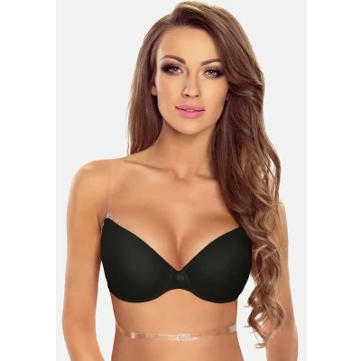 Image de VIVISENCE Femmes Soutien Gorge Push Up 1035, Noir,90B