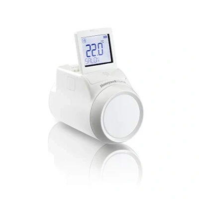 Image de Honeywell Home THR092HRT evohome Tête thermostatique de radiateur sans fil pour système evohome, Europe, blanc (1 pièce)