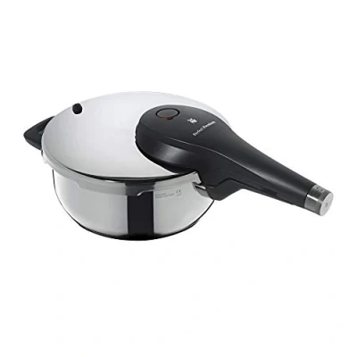 Image de WMF Perfect Premium One Pot autocuiseur à Induction 3 l, Vapeur 22 cm, Acier Inoxydable Cromargan Poli, 2 Niveaux de Cuisson, Bouton Rotatif Tout en Un