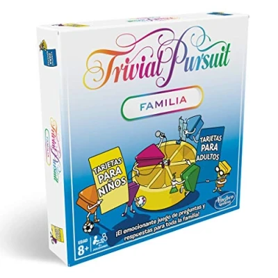 Image de Hasbro Gaming Trivial Pursuit Famille, multicolore E1921105 Version Espagnole