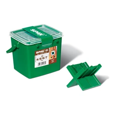 Image de Spax Jauge à mortier pour joint 4 tailles : 4/5/6 et 7 mm Lot de 12 dans une boîte avec poignée 5000009186209