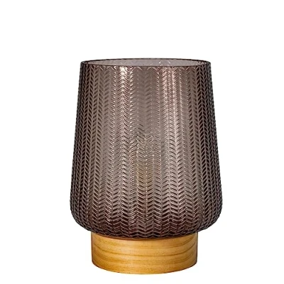 Image de Pauleen 48311 LED Mobile Lampe Fancy Glamour Timer Pile Taupe Luminaire à Poser, Verre, 0.8 W