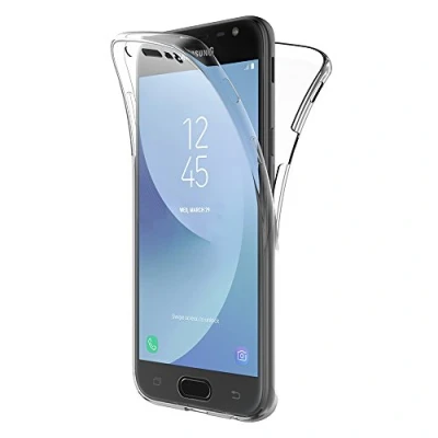 Image de AICEK Coque Samsung Galaxy J3 2017, 360 Full Body Transparente Silicone pour 2017 Housse Etui Case (5 Pouces SM J330F)