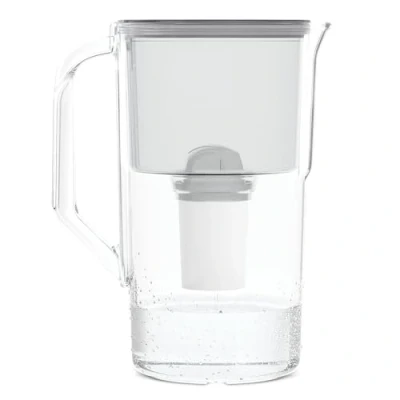 Image de Wessper Carafe Filtrante Aqua Classic Capacité de 2,5l Gris avec 1 Cartouche Filtre d&#039;Eau Inclus Water Filter Caraffe d Eau Sans BPA Compatible Brita DAFI etc
