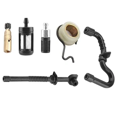 Image de TOPINCN Trousse Filtre Durite D&#039;essence Pompe à Huile De Vis sans Fin pour MS180 MS170 180 018 017 Abordable Pièces Rechange Tronçonneuse Accessoires