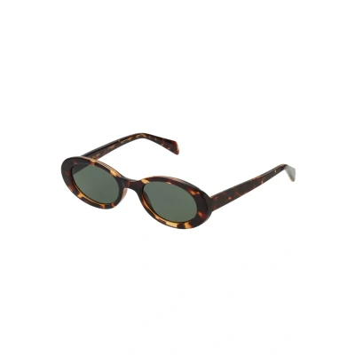 Image de KOMONO Ana Tortoise Lunettes de soleil unisexes Ovales en propionate cellulose pour hommes et femmes avec protection UV verres résistants aux rayures