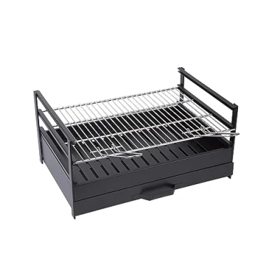 Image de Sauvic 02728 Barbecue à Poser, avec Grille Inoxydable 18/8 60 x 40 cm.