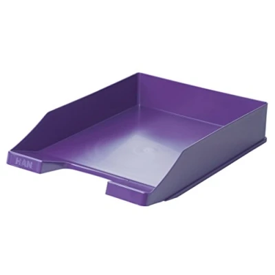Image de HAN bac à courrier KLASSIK 10 Pcs, moderne et empilable au design frais jusqu&#039;au format DIN A4/C4, violet, 1027 X 57