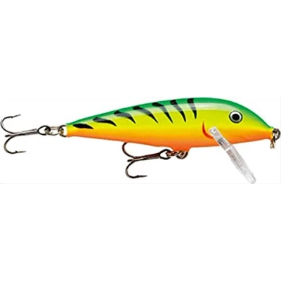 Image de Rapala Leurre de Pêche CountDown Matériel avec Construction Balsa d&#039;Eau Douce Profondeur Nage 2.1 3m Taille 9cm / 12g Fabriqué en Estonie Firetiger