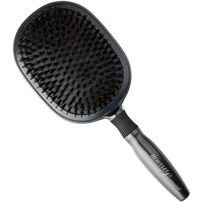 Image de Hercules Sà¤gemann Plate Brosse à cheveux Les poils en pur sanglier, 8 rangs, noir