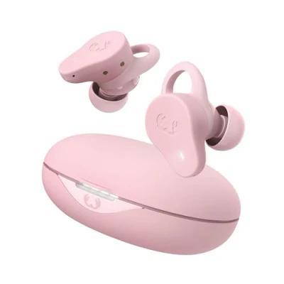 Image de Fresh &#039;n Rebel Twins Rush, Écouteurs Bluetooth Sport Intra Auriculaires avec Suppression Active du Bruit, Mode Son D&#039;Ambiance, Étanche (IP57), Microphone Intégré, Contrôle par Touches (Pastel Pink)