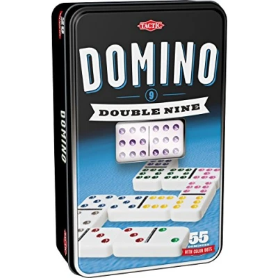 Image de Tactic Double 9 Domino Game, 53914, Mixte