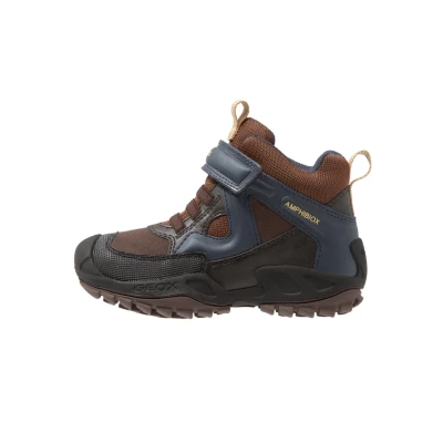 Image de Geox Garçon J New Savage Boy B A Chaussures, Brown/Navy, 27 EU