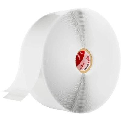 Image de POPPSTAR 1x 11m Ruban en silicone auto fusionant (auto amalgamant, vulcanisant), isolant et Bande d&#039;étanchéité (eau, air), 38 mm de large, blanc
