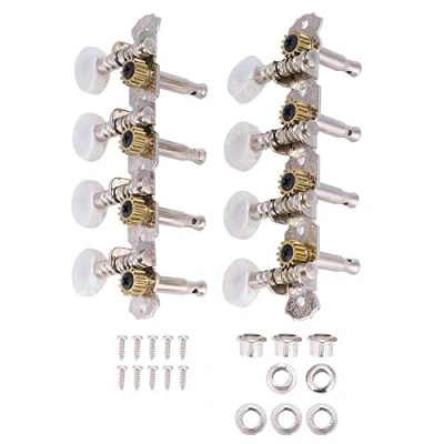Image de Dilwe 4L4R Chevillse pour Mandoline, Tuning Pegs Accessoire Instruments de Mandoline à 8 Cordes