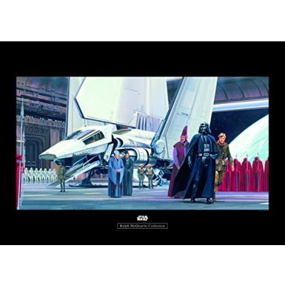 Image de Komar Poster d&#039;art Mural, 70cm x 50cm, Star Wars Classique RMQ Death Shuttle Dock