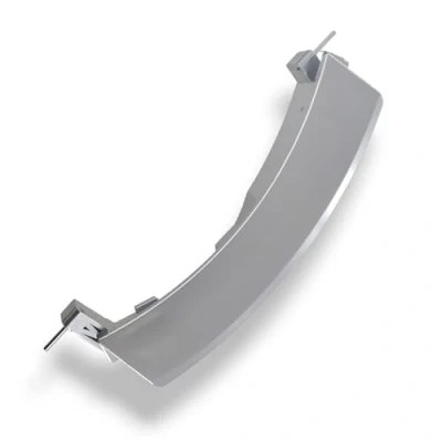 Image de DL pro Poignée de porte Pour Bosch Siemens Constructa 648581 00648581 En plastique argenté 23 x 9 4,2 cm machine à laver, sèche linge, linge